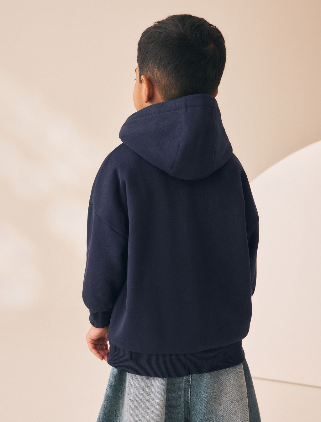 Navy Applique Sarfai Long Sleeve
Hoodie