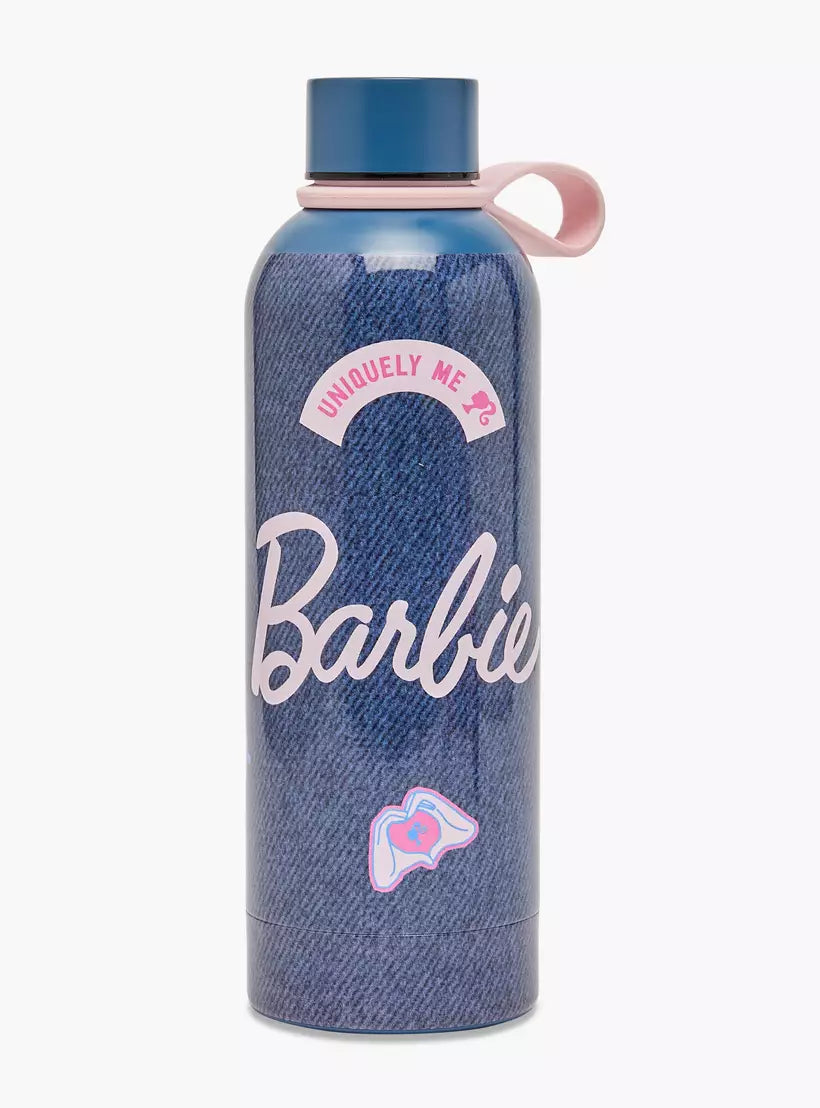 Barbie Stainless Steel Water Bottle with Carry Loop