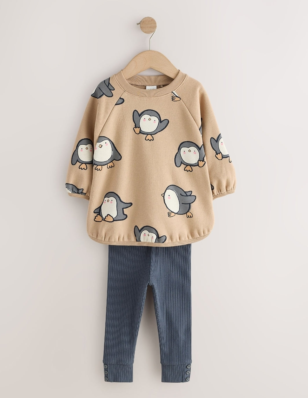 Neutral Sweatshirt and Leggings
Set