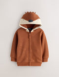 Orange Zip Up Hoodie