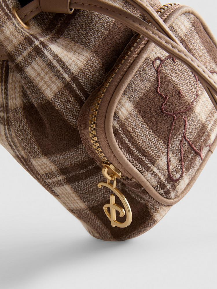 Primark Disney's Winnie the Pooh Check Drawstring Bag