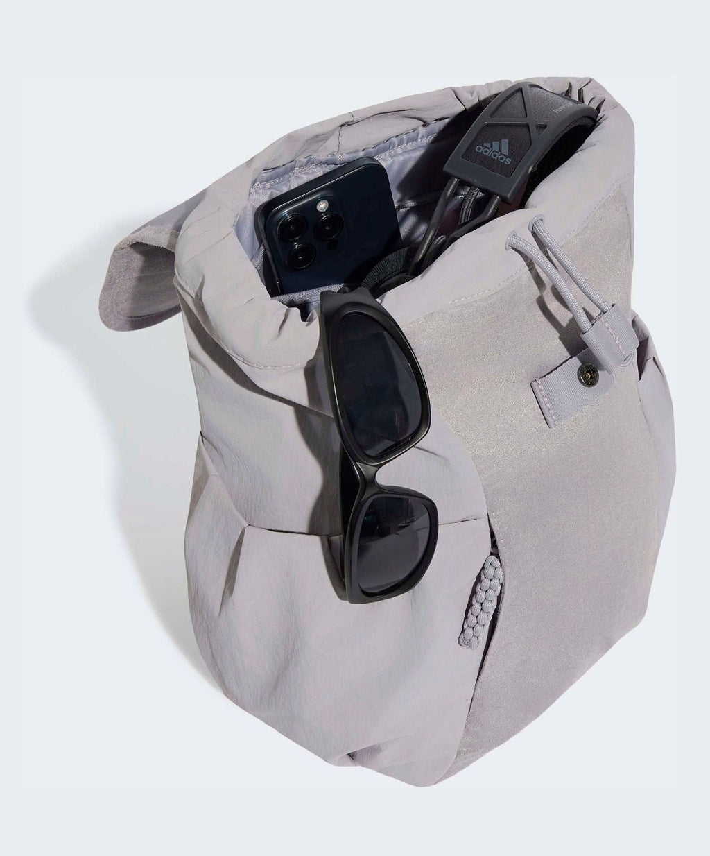 adidas Grey Soft Lux Flap Backpack