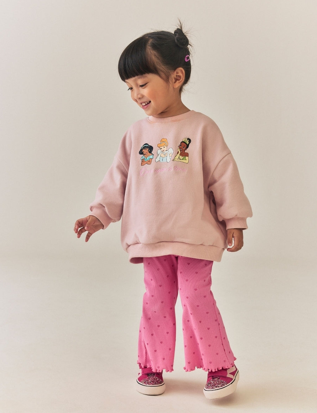 Disney Princess Pale Pink
Sweatshirt and Flare Set