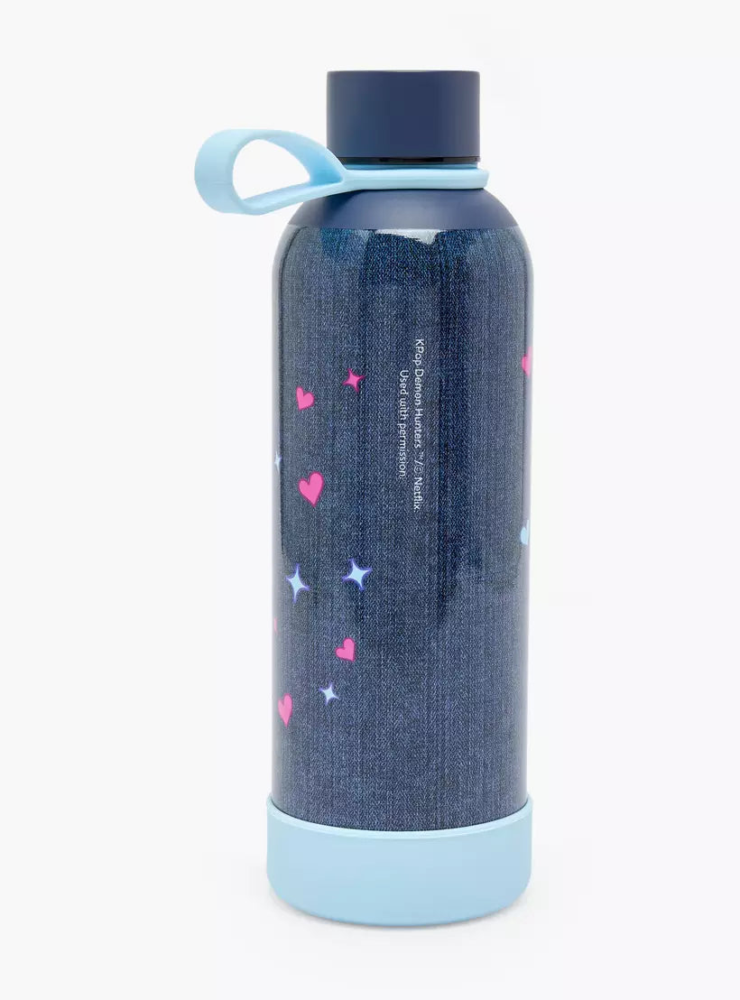 Netflix KPop Demon Hunters Print Stainless Steel Water Bottle with Loop Handle