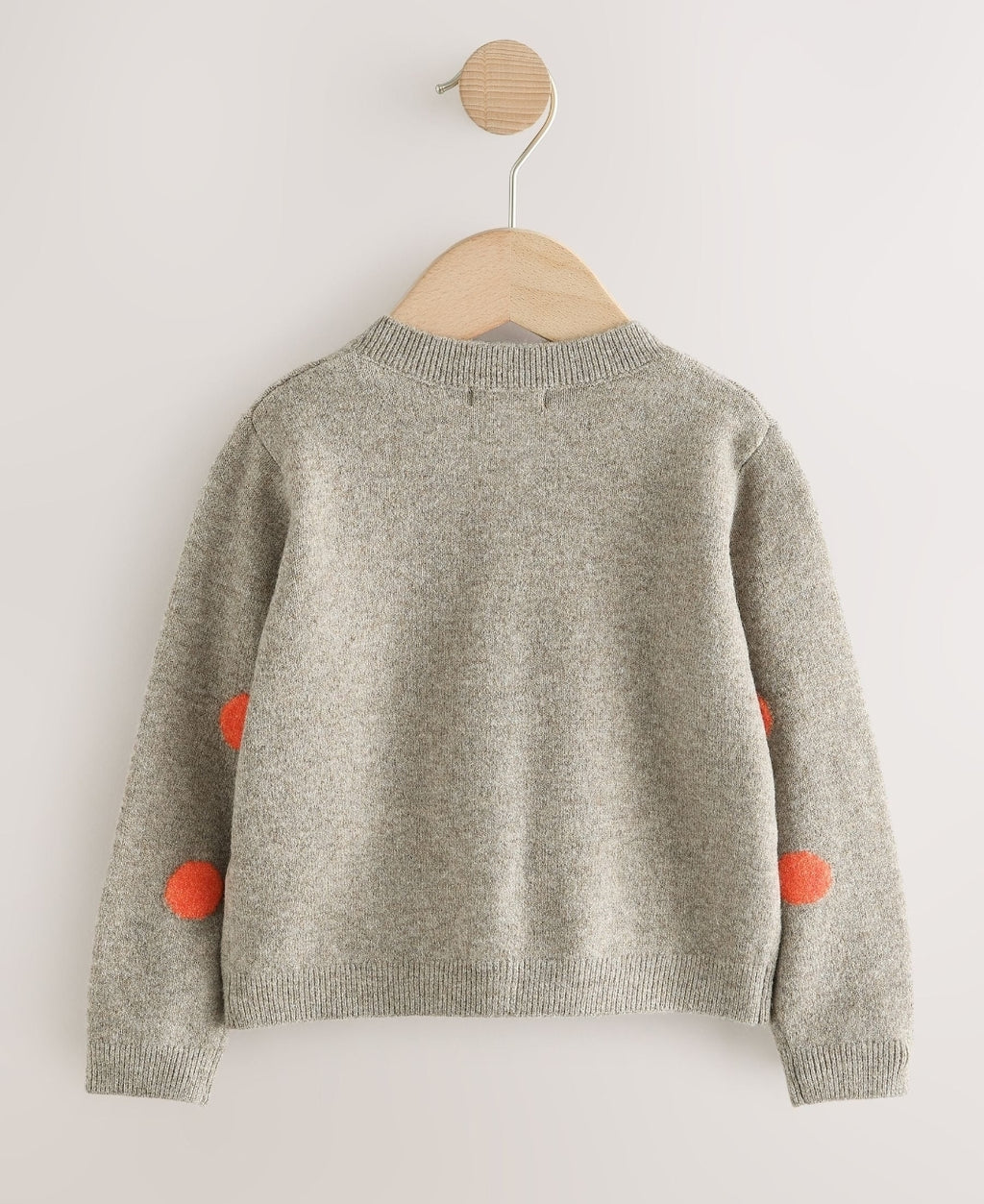 Orange spot Knit Cardigan