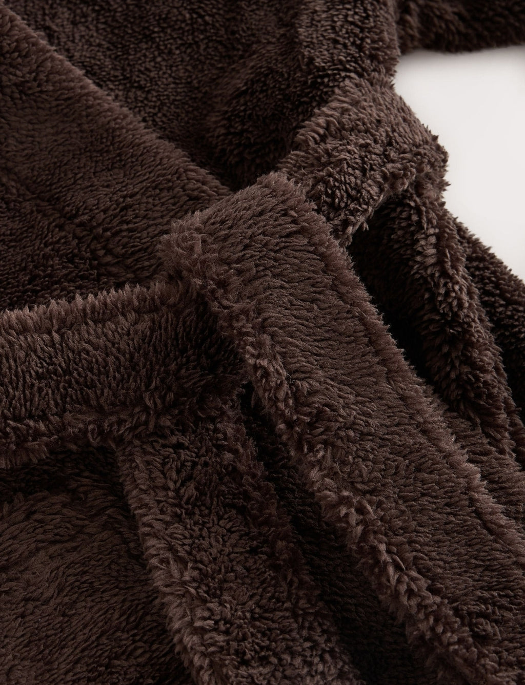 Brown Fleece Robe