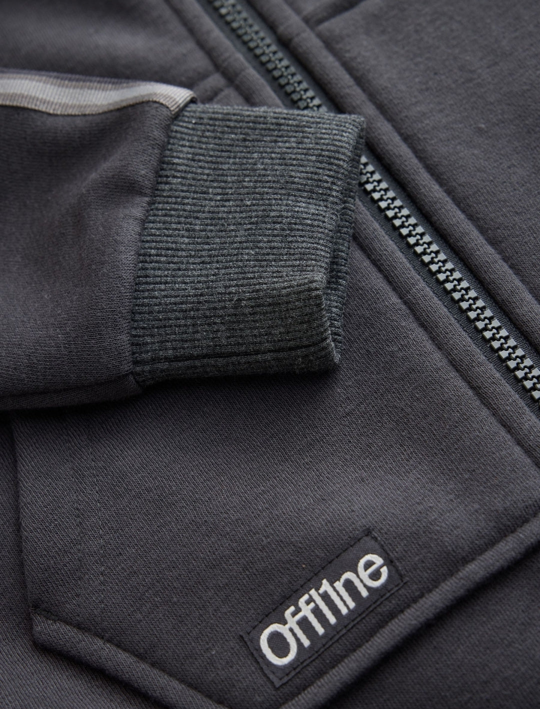 Grey Offline Side Stripe Fleece All-In-
One
