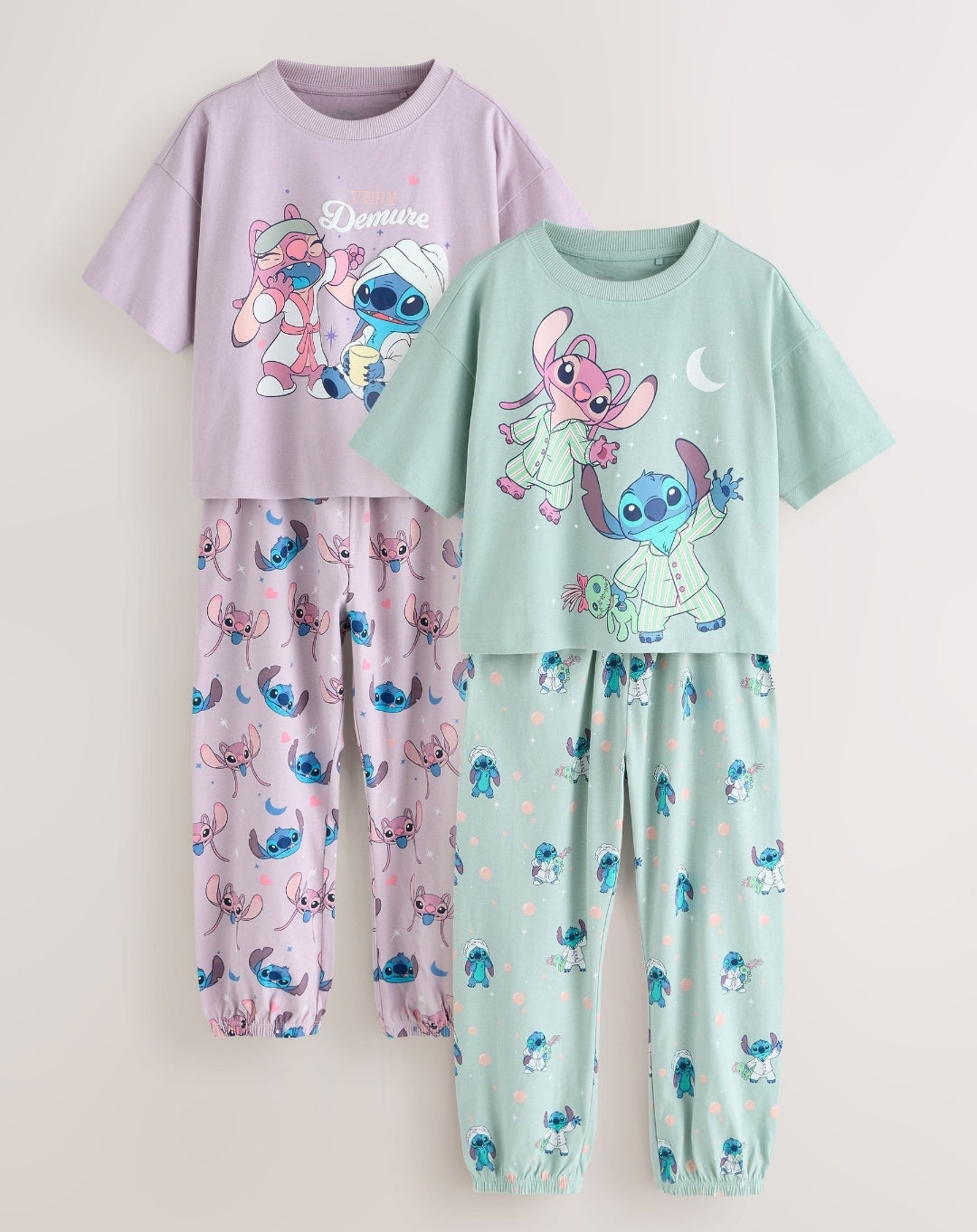 Purple/Green Lilo & Stitch Joggers
Pyjamas 2 Pack