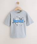 Grey Fortnite Print Short Sleeved
T-Shirt