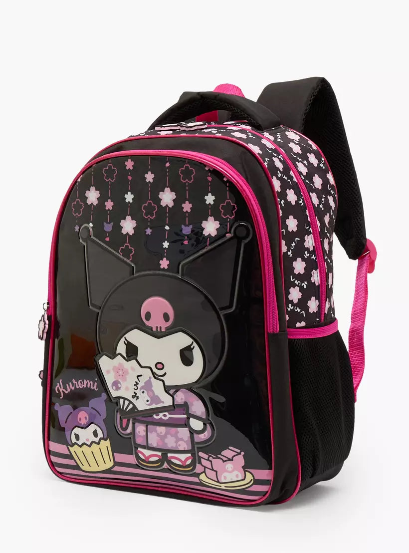 Sanrio Kuromi 5-Piece School Backpack Set 16 inches