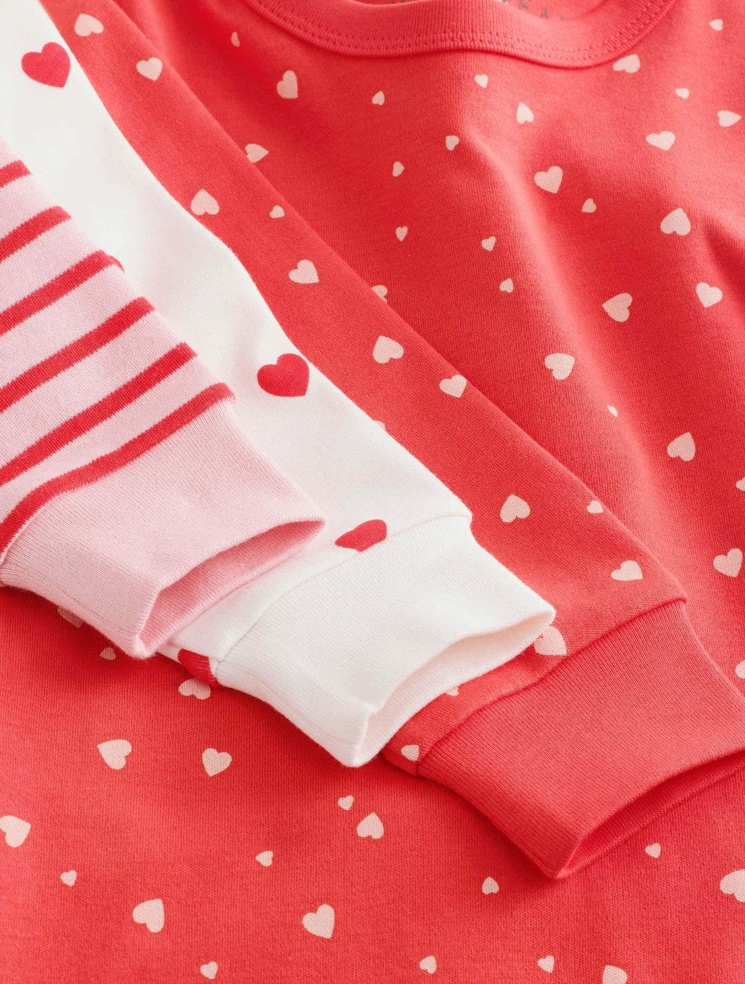 Red/Ecru Snuggle Pyjamas 3 Pack