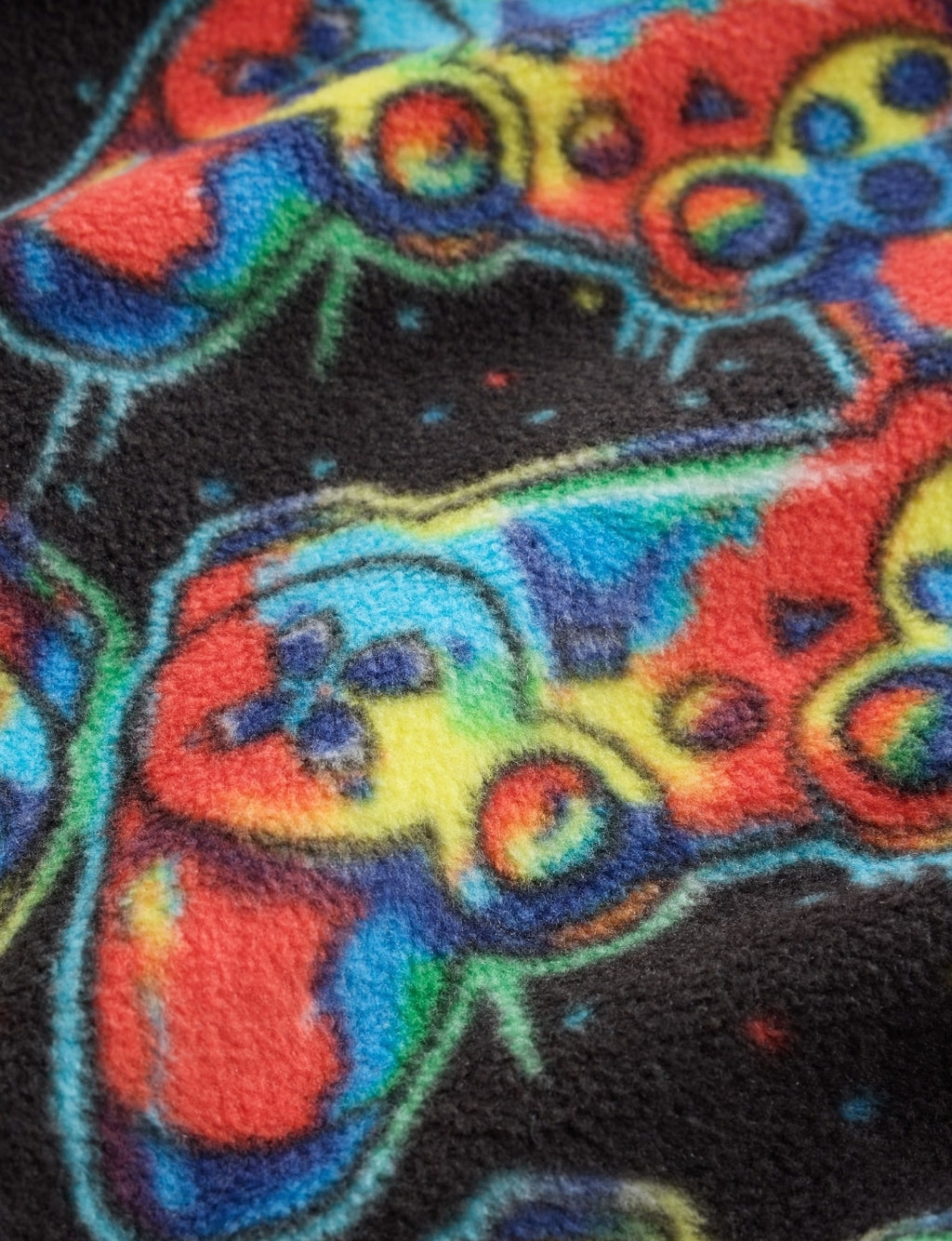 Multi Bright Gamer Printed Cosy Fleece Pyjamas