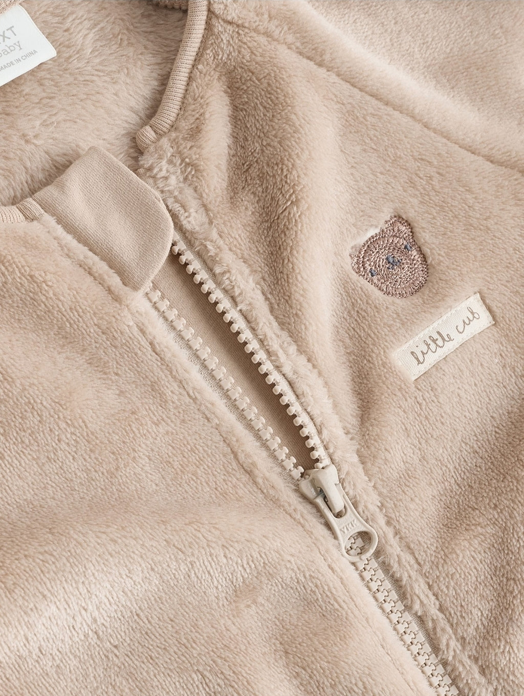 Neutral Bear Fleece Two Way Zip
Baby Sleepsuit