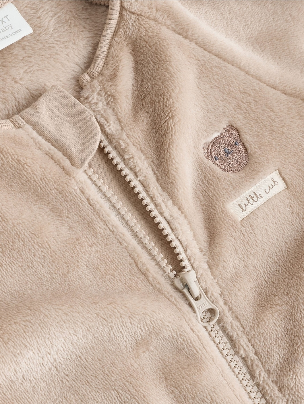 Neutral Bear Fleece Two Way Zip
Baby Sleepsuit