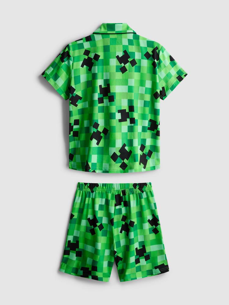 Minecraft Short Shirt Pyjamas