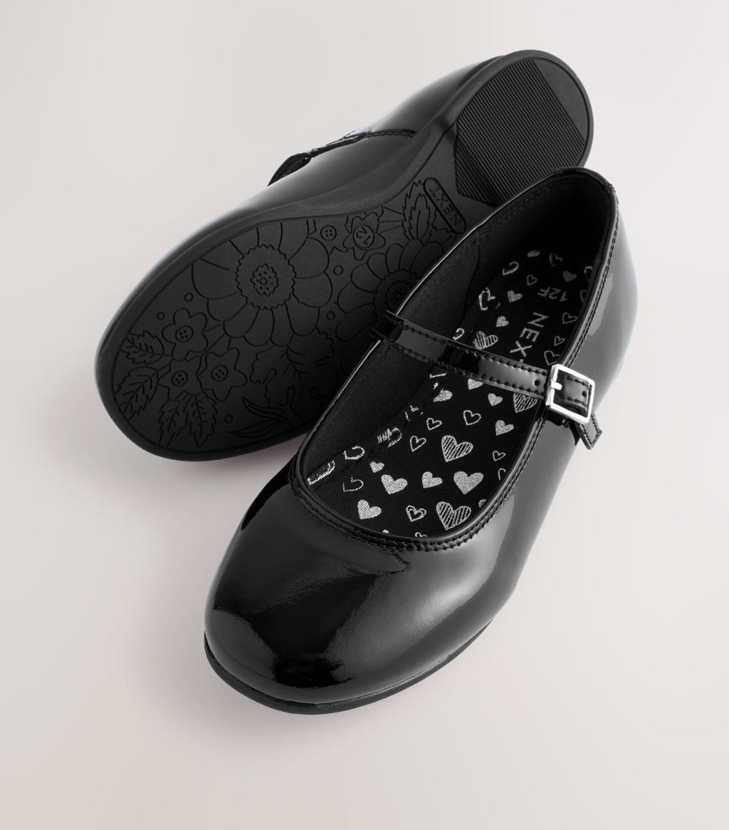 Black Patent Standard Fit (F)
Leather Mary Jane School Shoes
