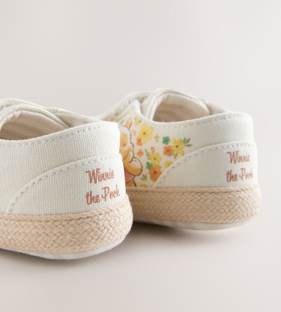 Neutral Winnie The Pooh Baby Trainers