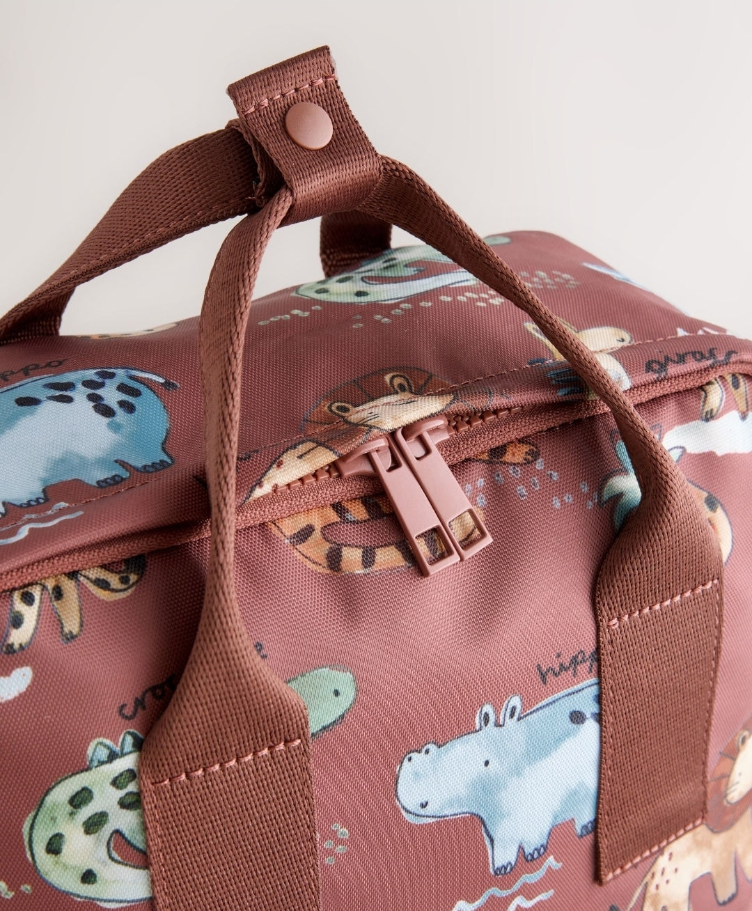 Brown Safari Backpack 14 inches