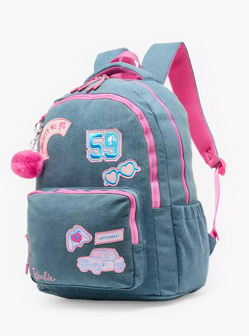 Barbie Print Backpack 17 inches