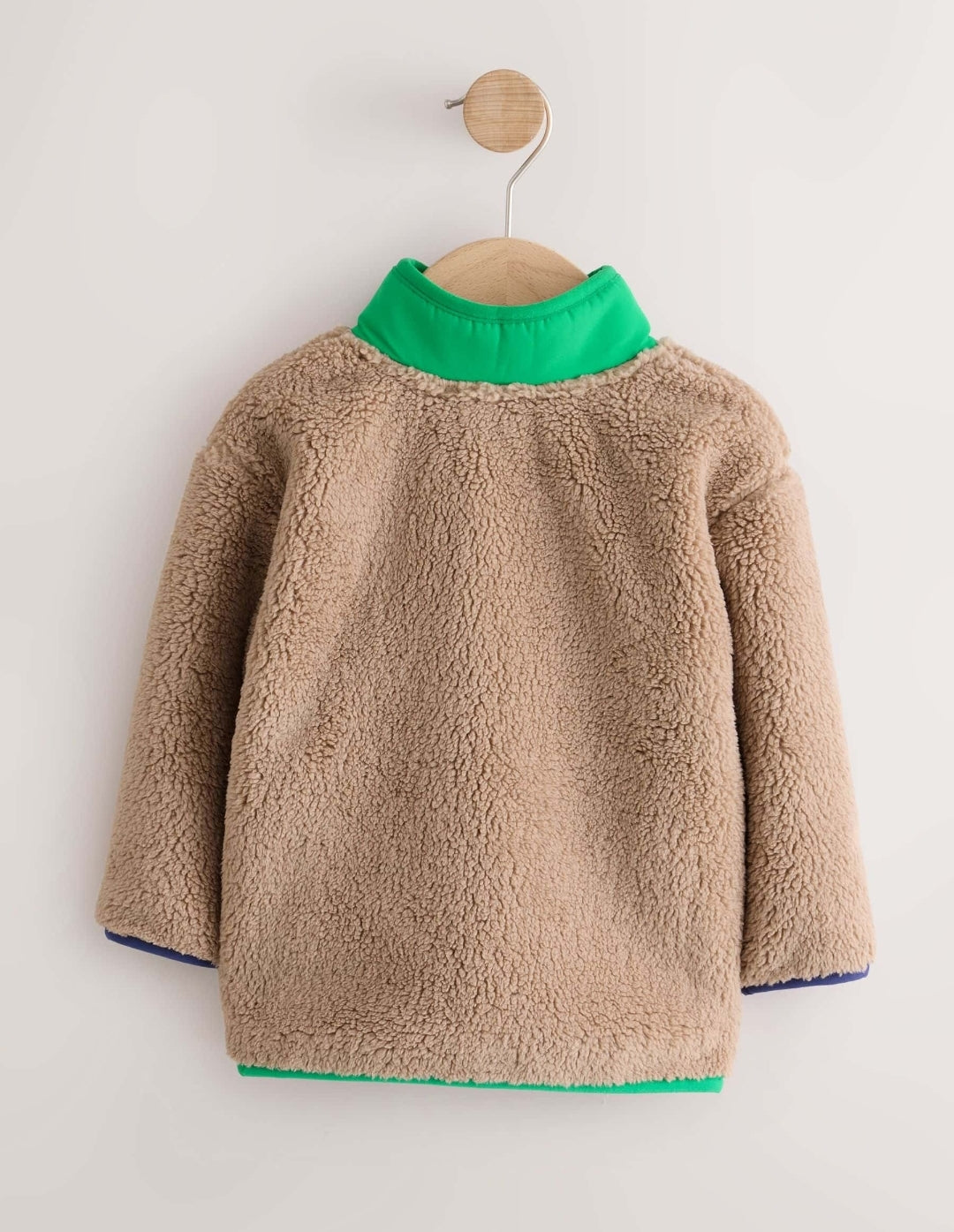 Multi Bright Ecru Zip Up Fleece