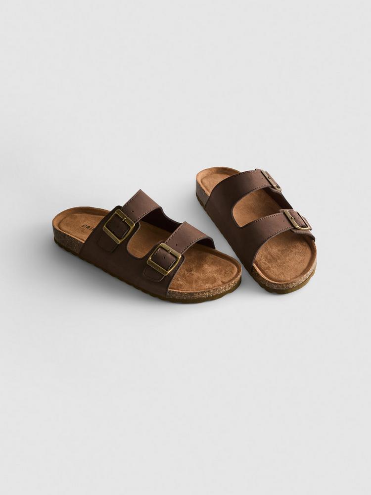 Double Buckle Strap Sandals