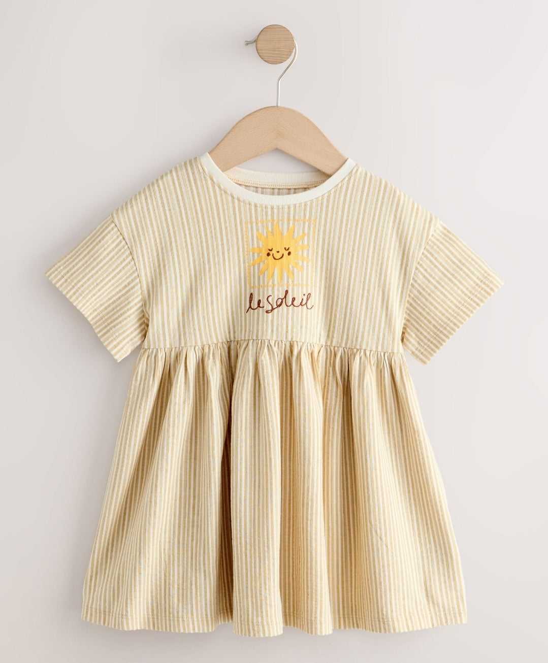 Neutral Essential Jersey Dress