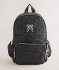 Baker by Ted Baker Black Back to School Childrens Quilted Bow Backpack