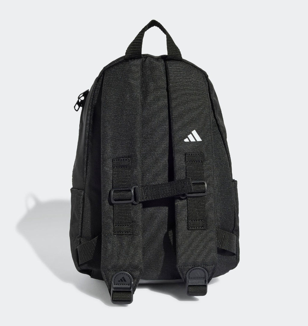 adidas Black 3 Bar Kids Backpack