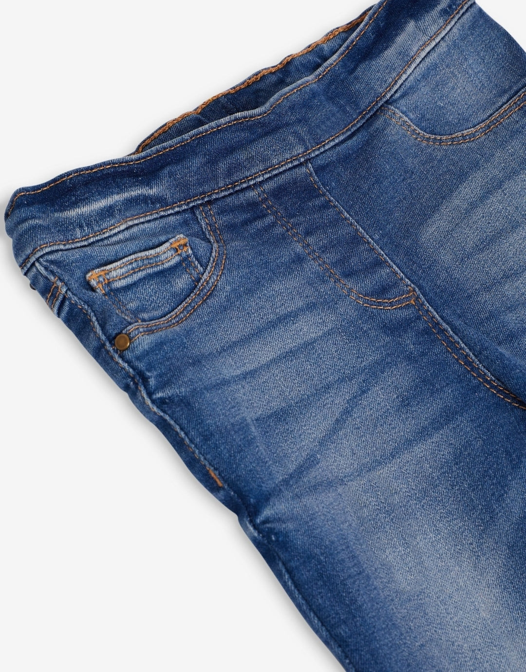 Mid Blue Denim 1 Pack Elasticated
Waist Jeggings