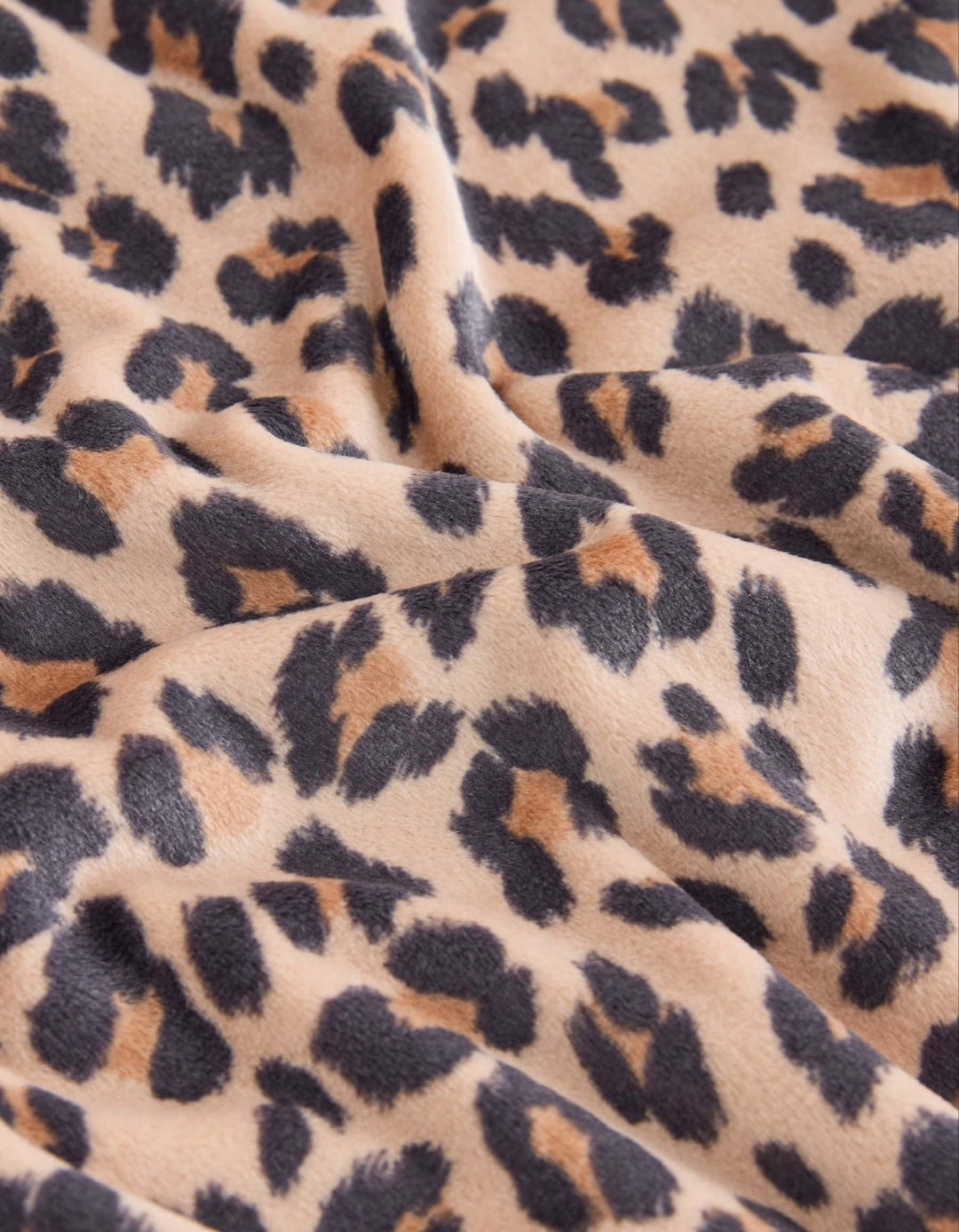 Animal Print Cosy Fleece Pyjamas