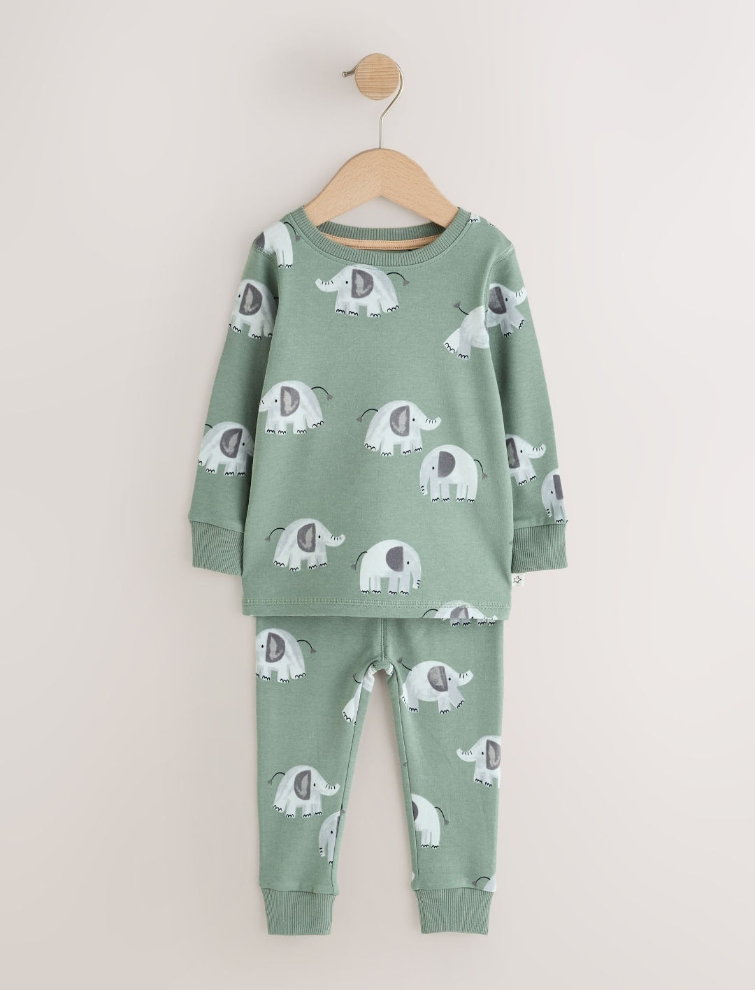 Neutral/Blush Animals Snuggle Pyjamas 3 Pack