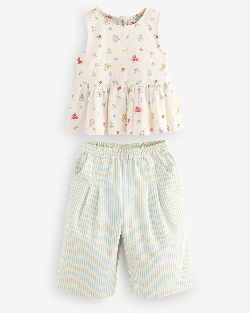 Cath Kidston Ecru Ditsy Blouse
And Trousers Set
