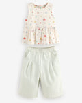 Cath Kidston Ecru Ditsy Blouse
And Trousers Set