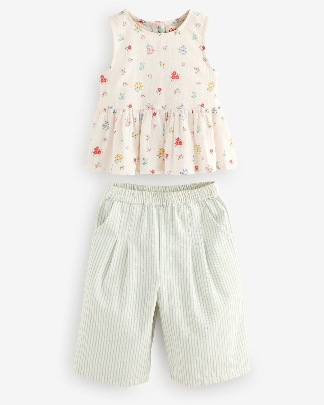 Cath Kidston Ecru Ditsy Blouse
And Trousers Set
