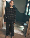 Black/Neutral Check Cosy Fleece
Pyjamas Set