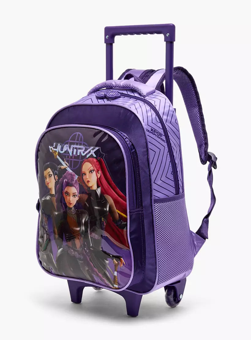 Netflix KPop Demon Hunters 5-Piece School Trolley Bag 18 inch