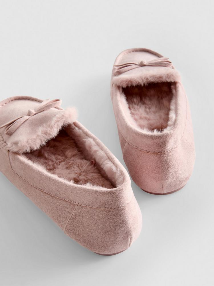 Primark Faux Suede Moccasin Slippers