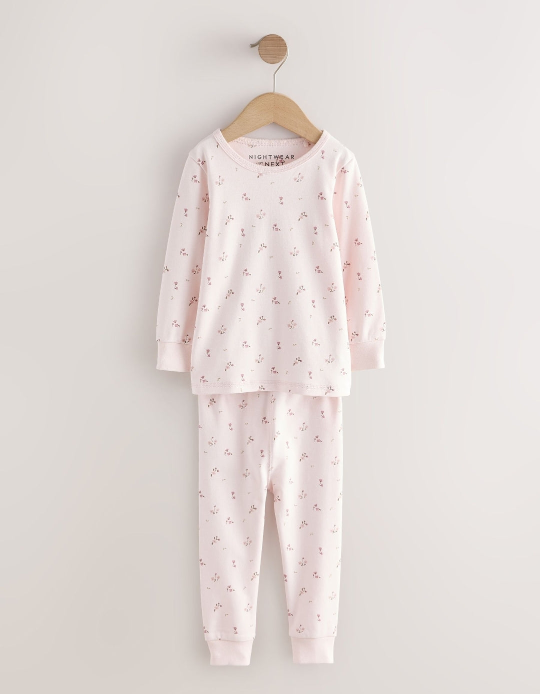 Pink/Brown Ditsy Print Snuggle
Pyjamas 3 Pack