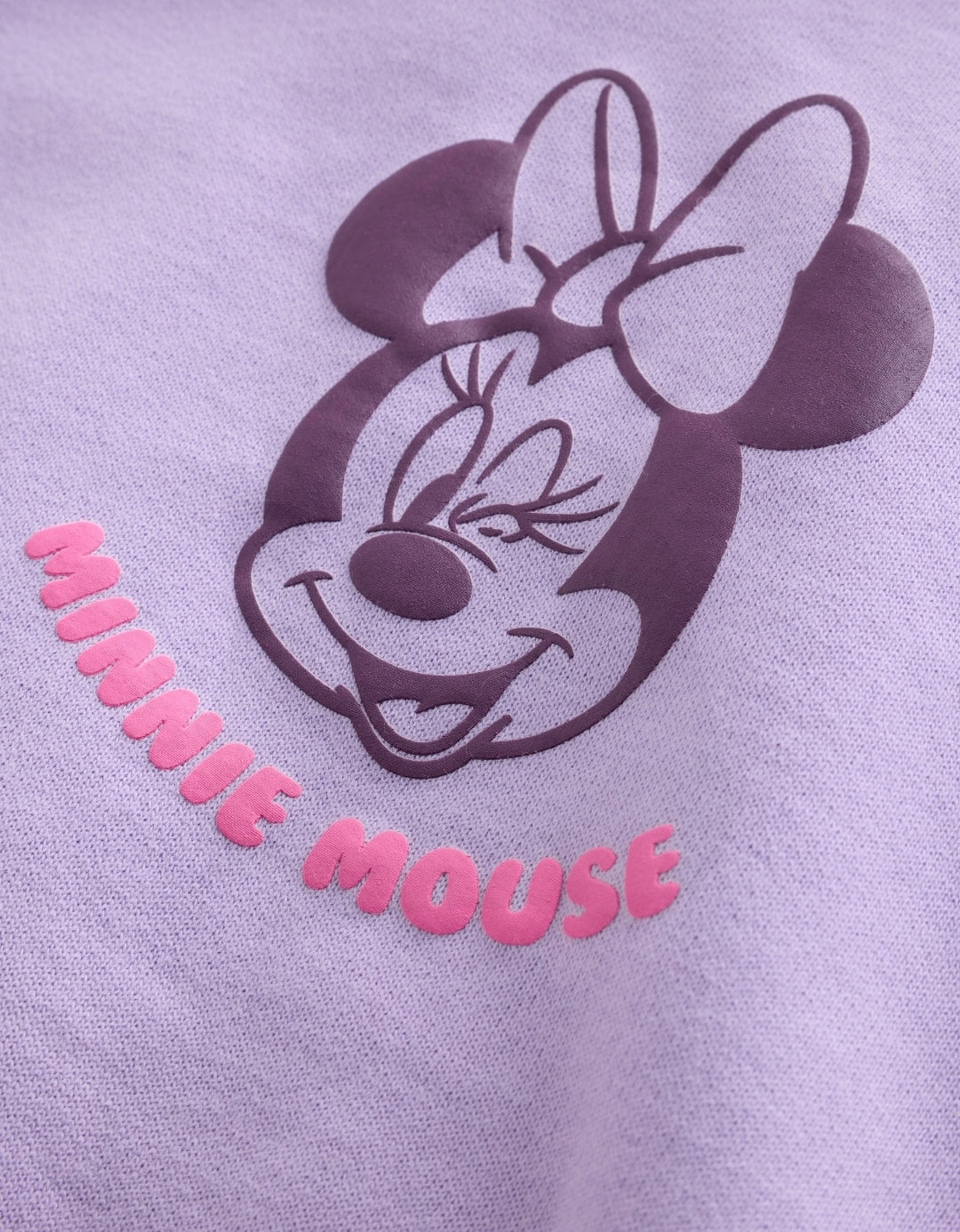 Lilac Purple Minnie Mouse Bubble Tea Minnie Mouse Sweatshirt
