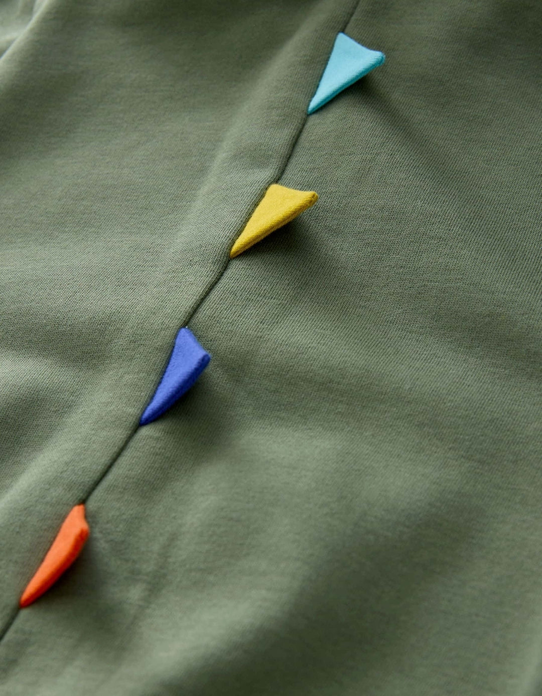Khaki Green Zip Up Hoodie