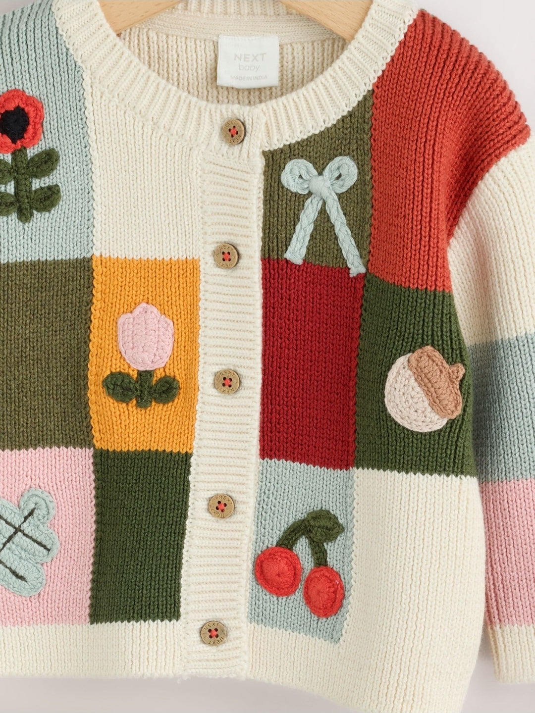 Patchwork Autumnal Crochet Baby
Cardigan