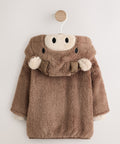Brown Hamish Hooded Baby Fleece Jacket