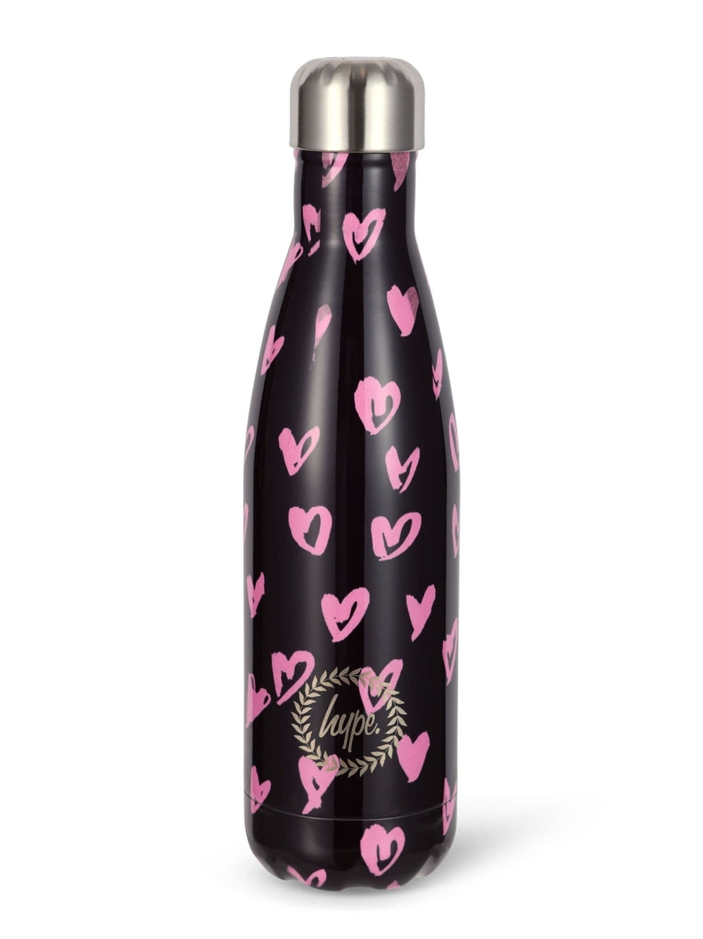 Hype Black Scribble Hearts Backpack, Lunchbag & Bottle Bundle Set