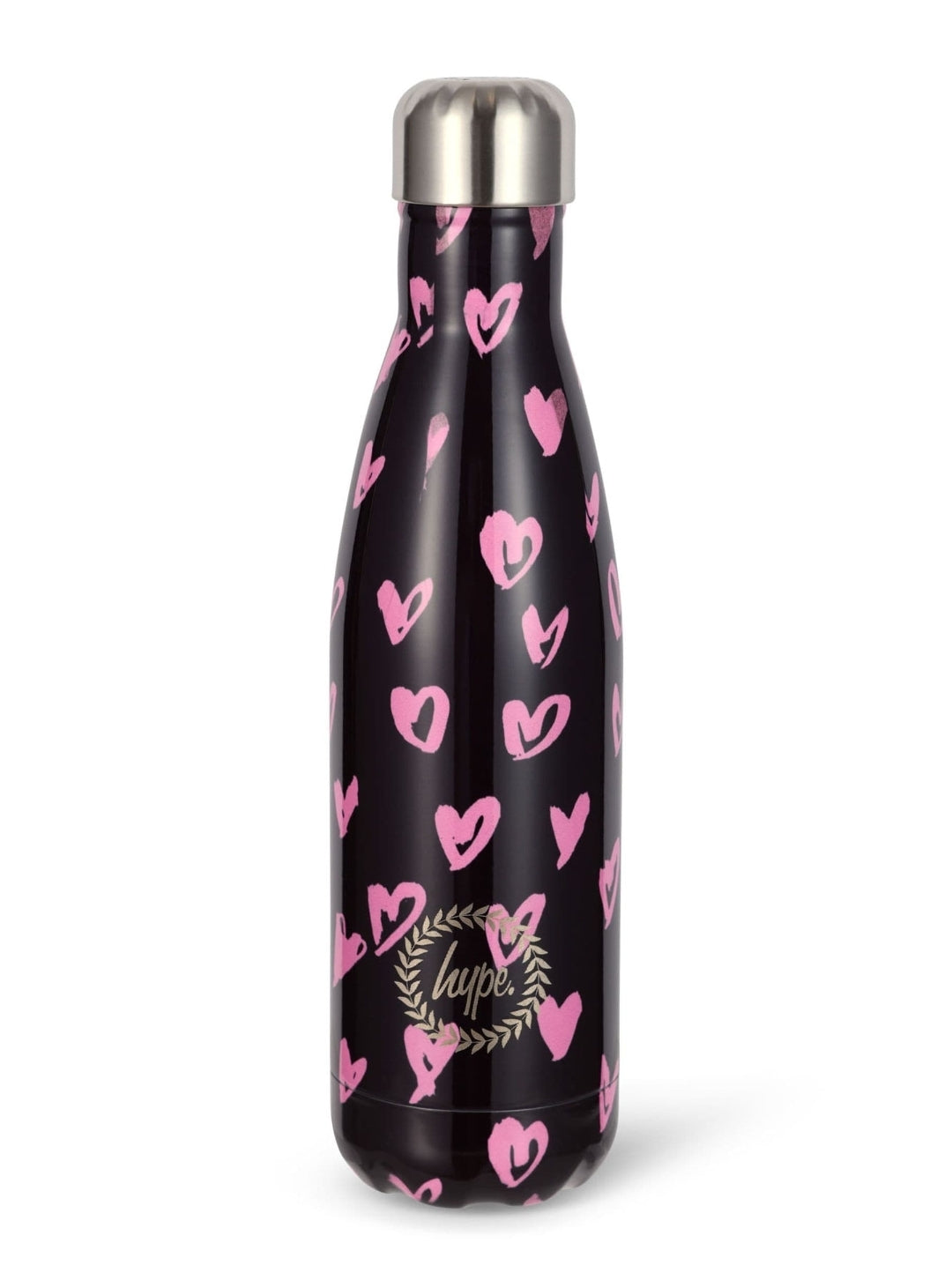 Hype Black Scribble Hearts Backpack, Lunchbag & Bottle Bundle Set