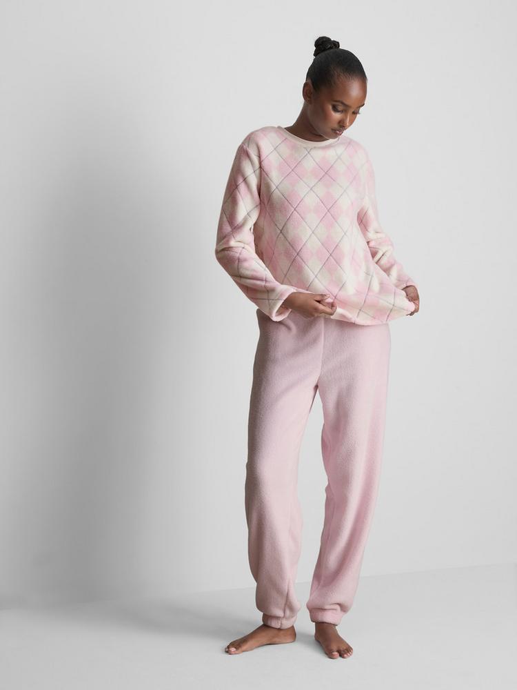 Primark Plush Argyle Pyjamas