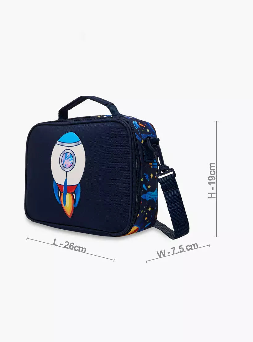 Juniors Spaceship Print Lunch Bag