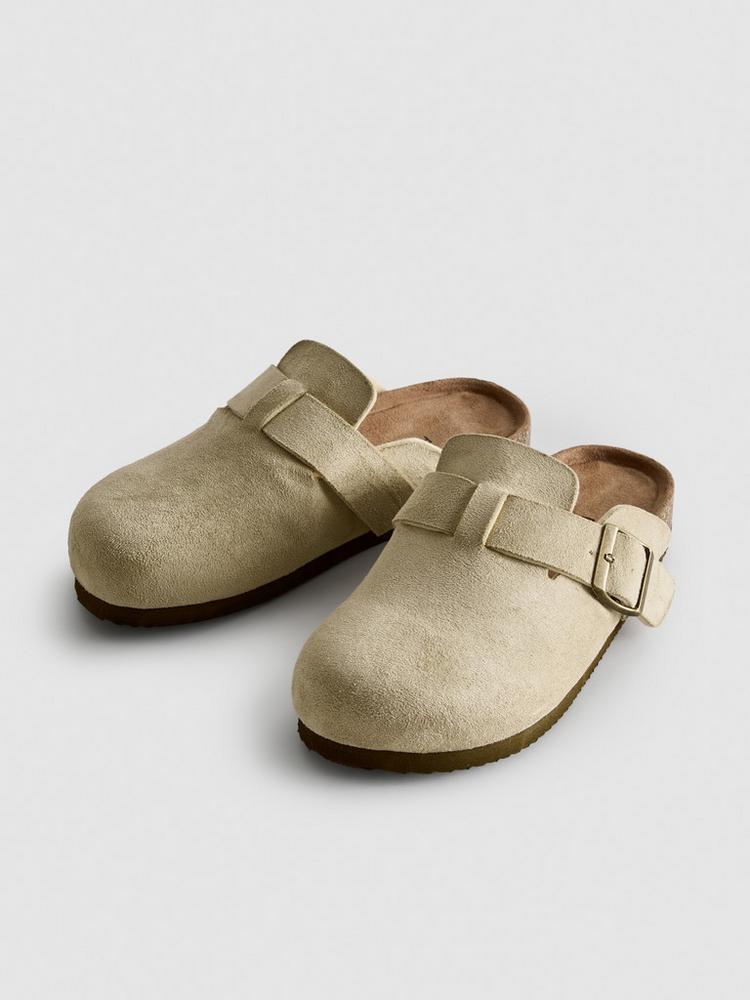 Buckle Mule Clogs