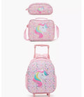 Unicorn Print 3-Piece Trolley Bag Set 14 inch