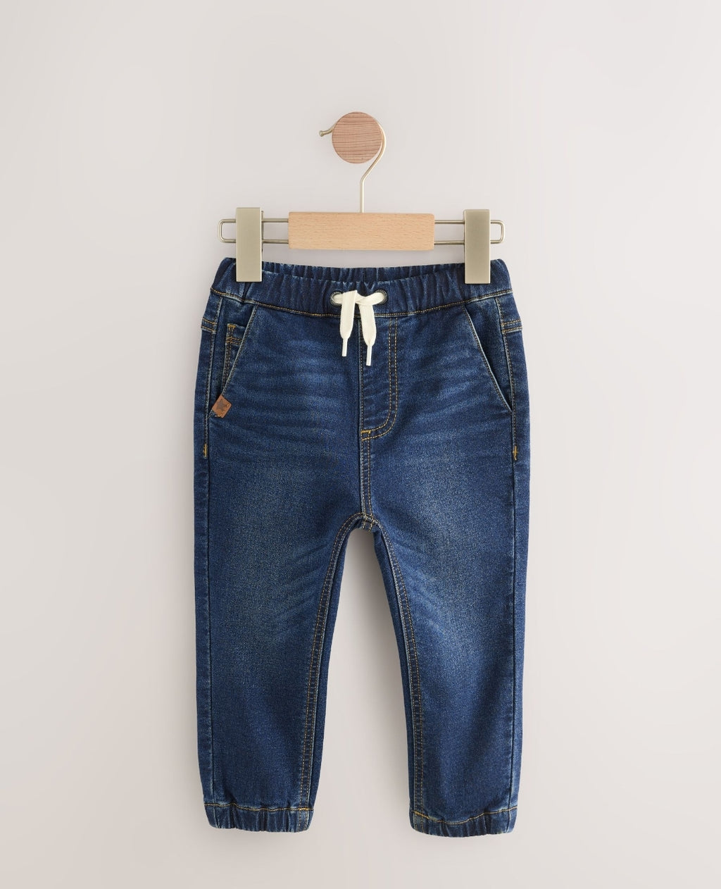Blue Denim Regular Fit Jogger Jeans
With Comfort Stretch 2 Pack