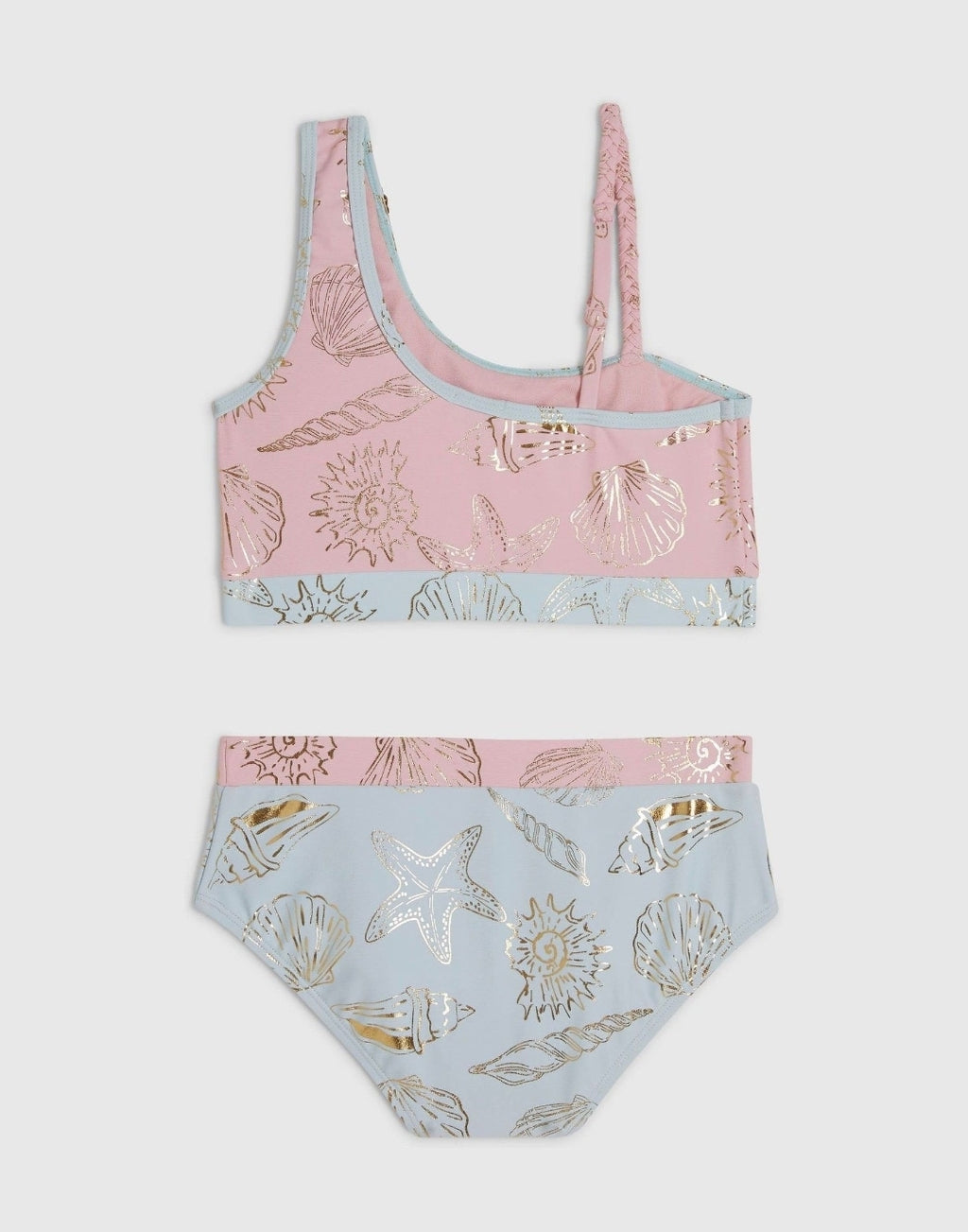 River Island Pink Foil Shell Asymetric
Bikini